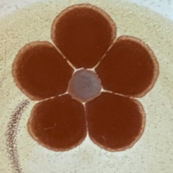 Noritake Folkstone 5 Cereal Bowls Happy Time 8541 Genuine Stoneware Red Flower - Picture 5 of 10